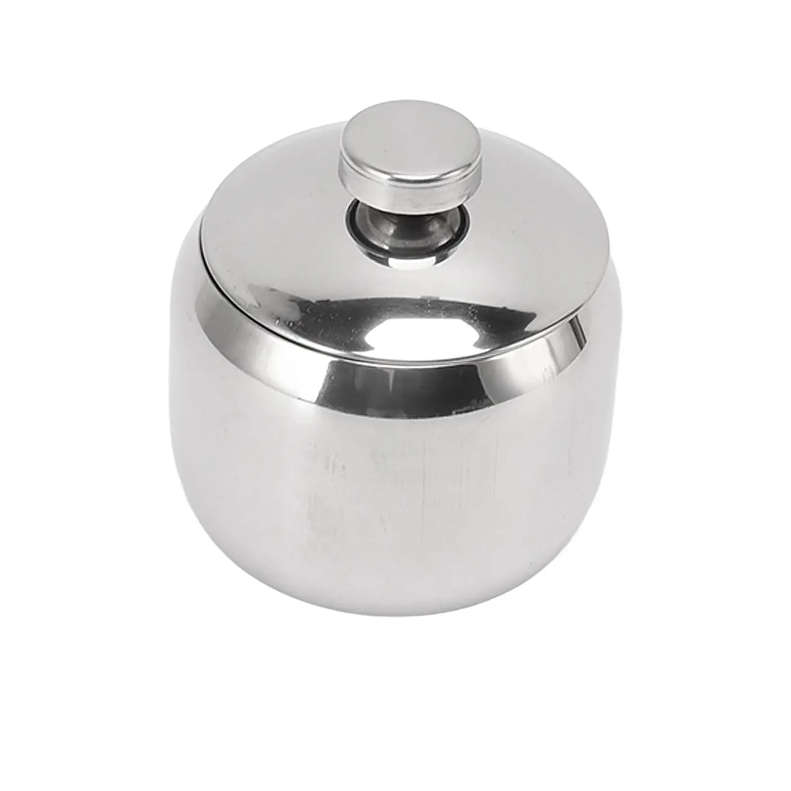 حاوية توابل من الفولاذ المقاوم للصدأ، وعاء تخزين المطبخ المقاوم للغبار والتآكل مع غطاء للاستخدام في الحفلات #3