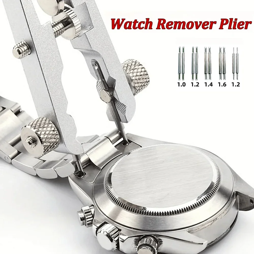 Uhr Frühling Bar Zange Tool Kit Frühling Bar Pinzette Werkzeug Für Uhr Handgelenk Bands Strap Entfernung Reparatur Fix Set Uhr reparatur werkzeug