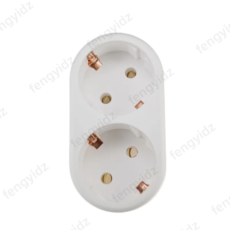 الاتحاد الأوروبي مقبس كهربائي 3 منافذ الأوروبي القياسية محول توسيع مقبس الطاقة 2Pin التوصيل تمديد محول التيار المتردد محول