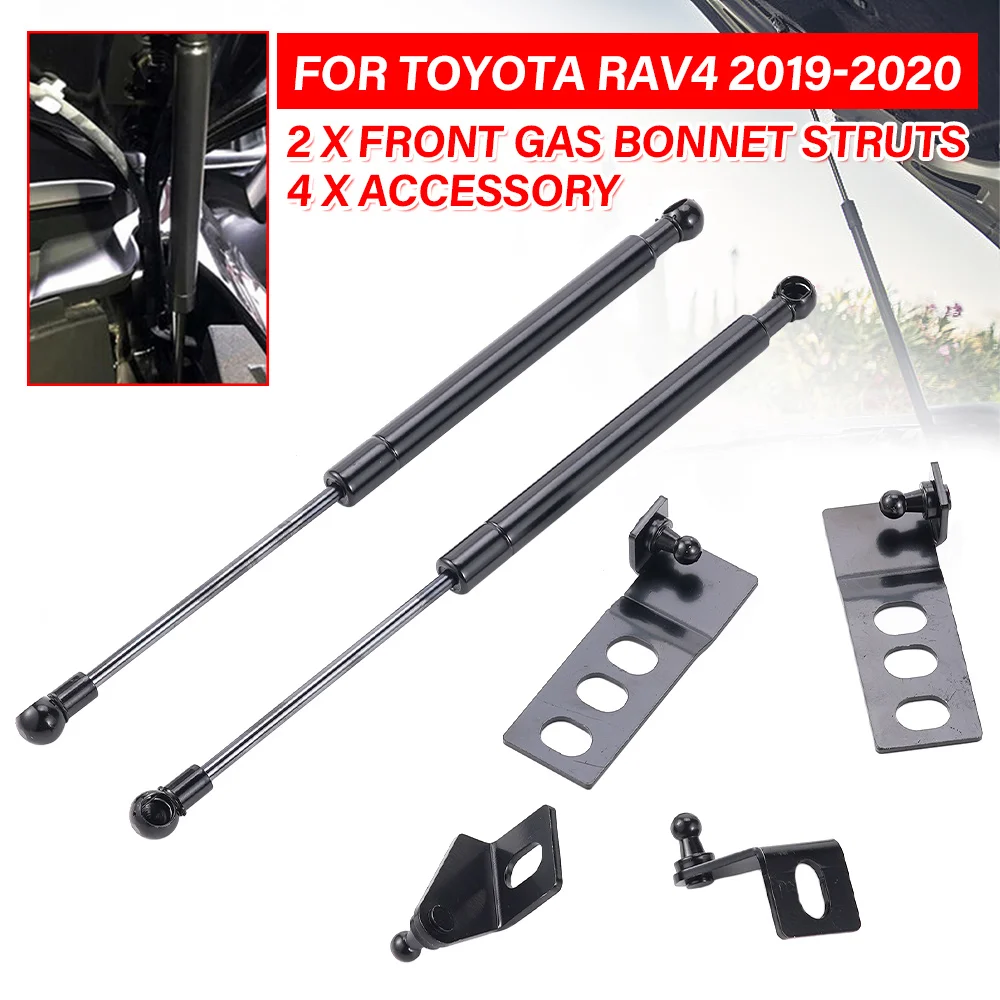 Car Support Rod Front Engine Bonnet Gas Struts Damper Bars Lift Shock Hood Strut For Toyota RAV4 XA50 2019-2022 Accessory