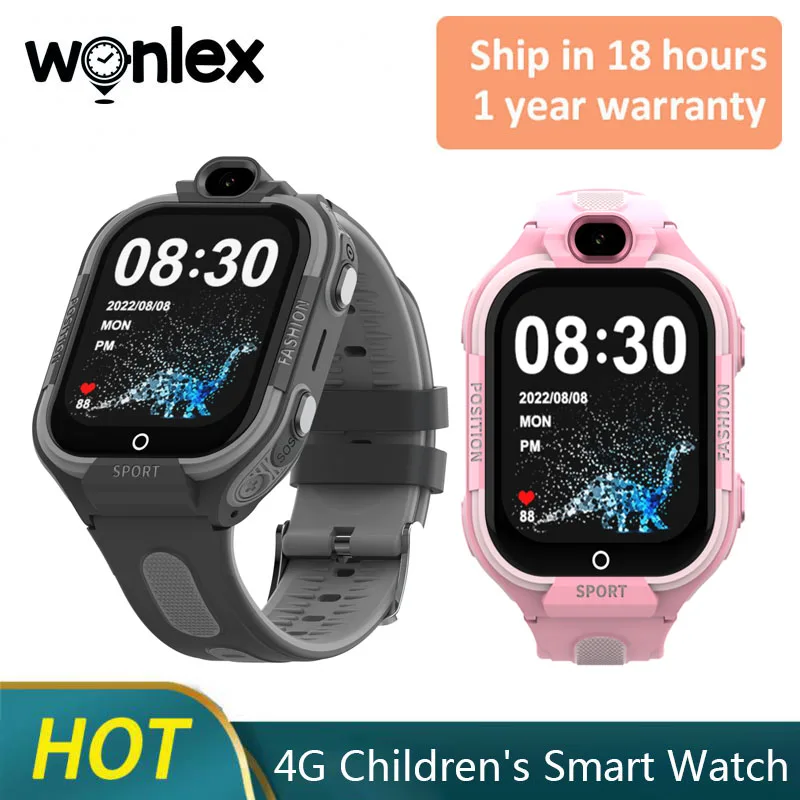 

Wonlex KT35 4G Детские Смарт-часы GPS Wi-Fi Трекер местоположения Google Store SOS Сигнализация Видеозвонок WhatsApp Игра Смарт Детские Часы 2025