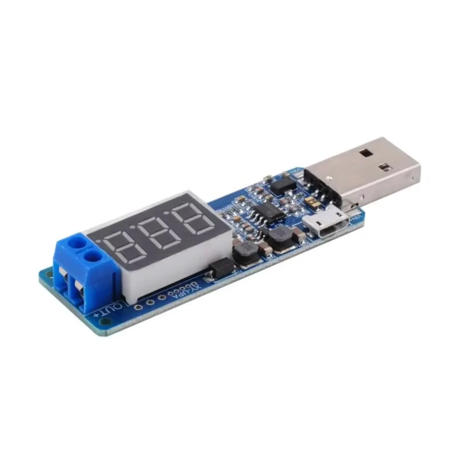 5PCS Digital Control USB Voltage Regulating Module 5V to 3.3V 9V 12V 24V Desktop Power Module XY-UPA