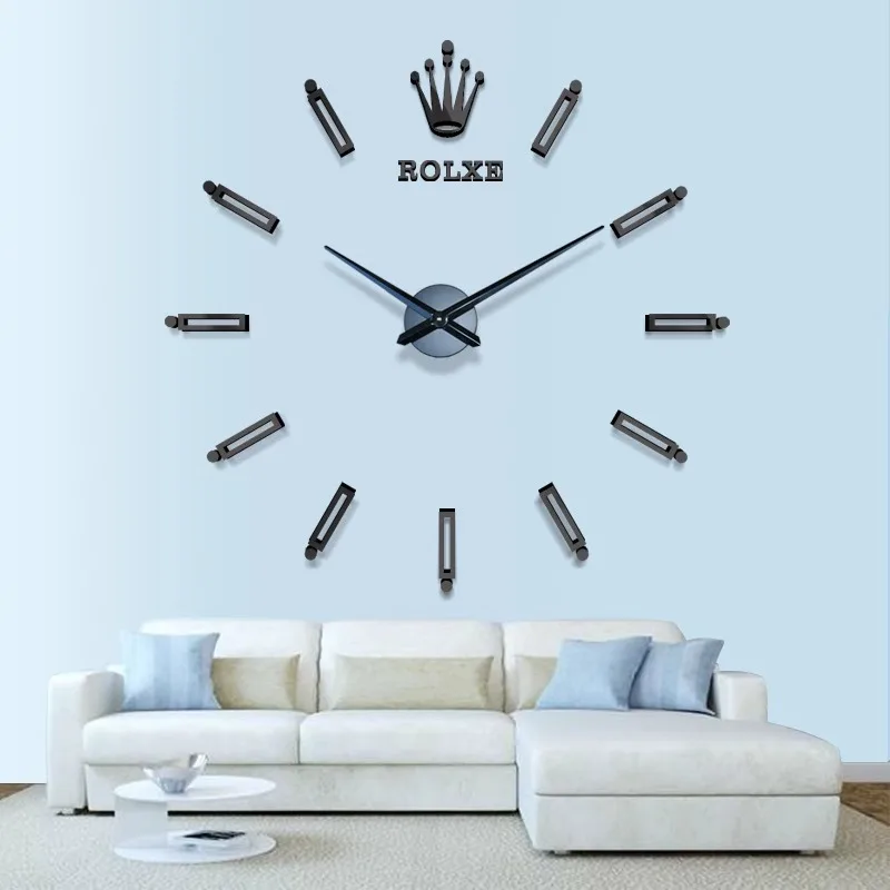 

Design Silent Wall Clocks Creative Nordic Luxury Restaurant Fashion Round Wall Watch Art Mural Reloj De Pared Home Decoration