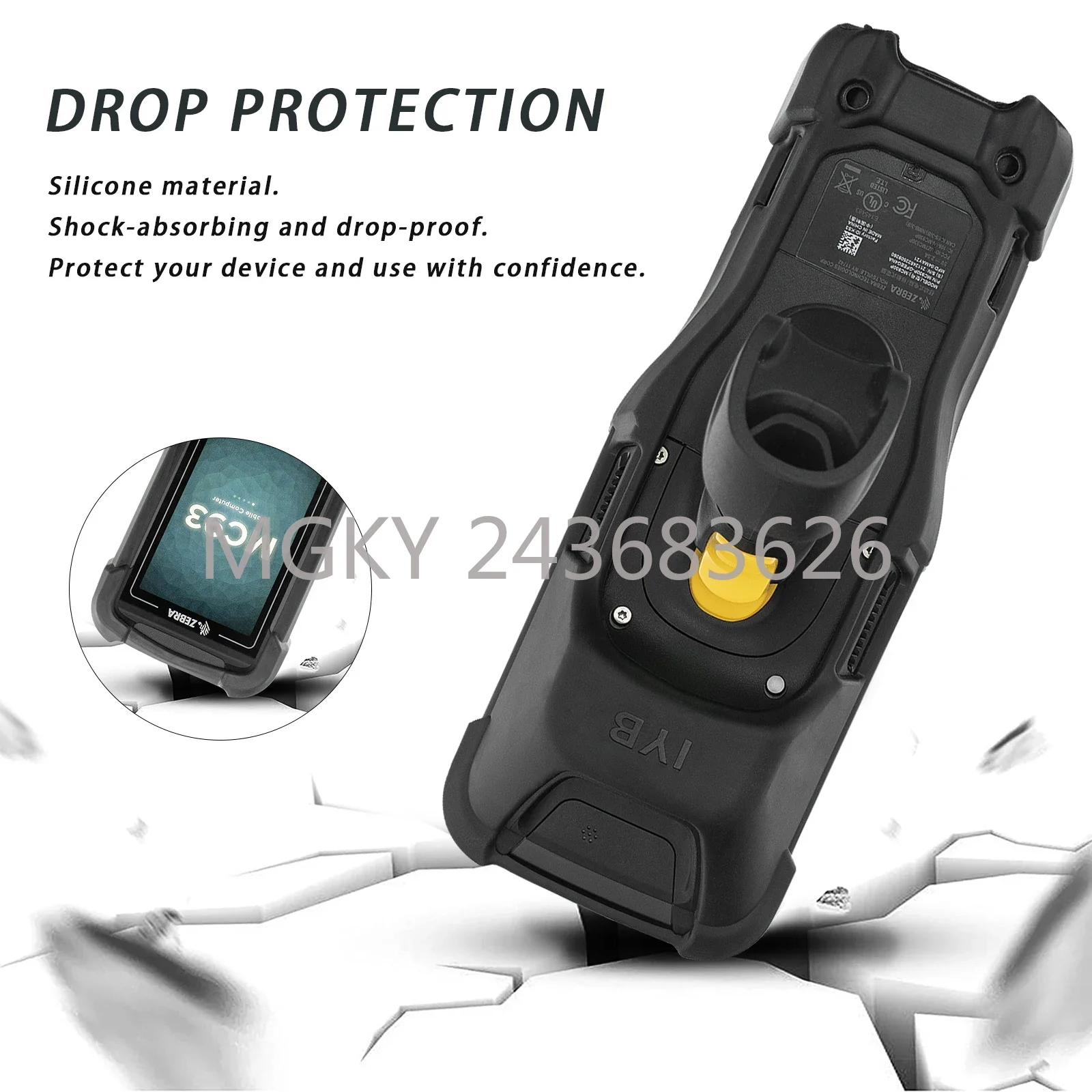 

Rubber Protective Case for Zebra MC9300 SG-MC93-RBTG-01