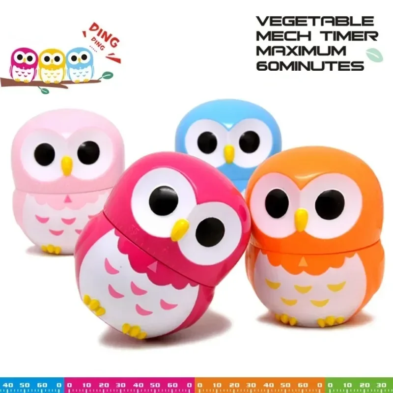 Cartoon Animal Shape 60 Minute Timer Creative Kitchen Cooking Reminder Baking Helper Kitchen Timers