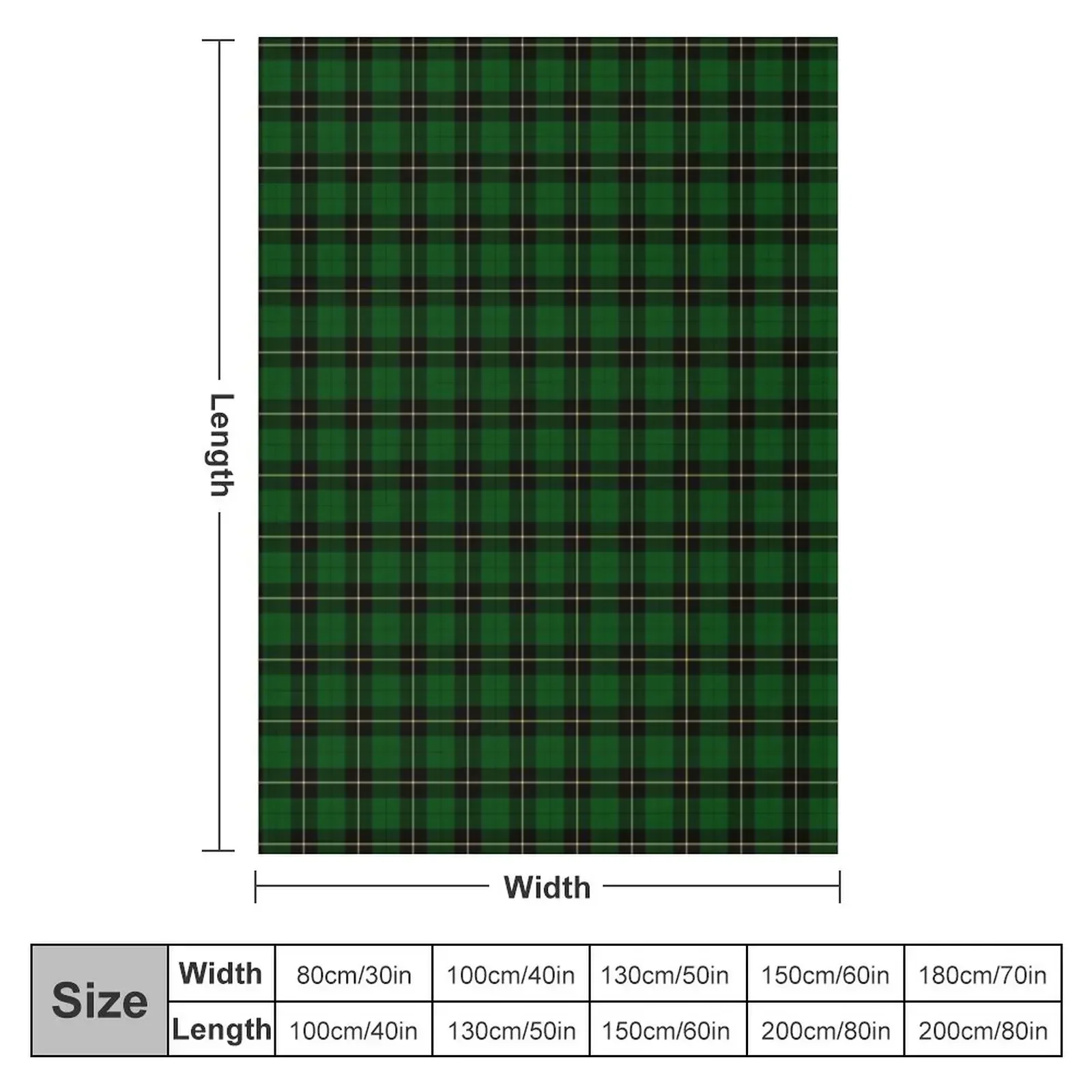 Clan Wallace Hunting Tartan Throw Blanket Soft Beds Fashion Sofas Decorative Throw Thermals For Travel Blankets