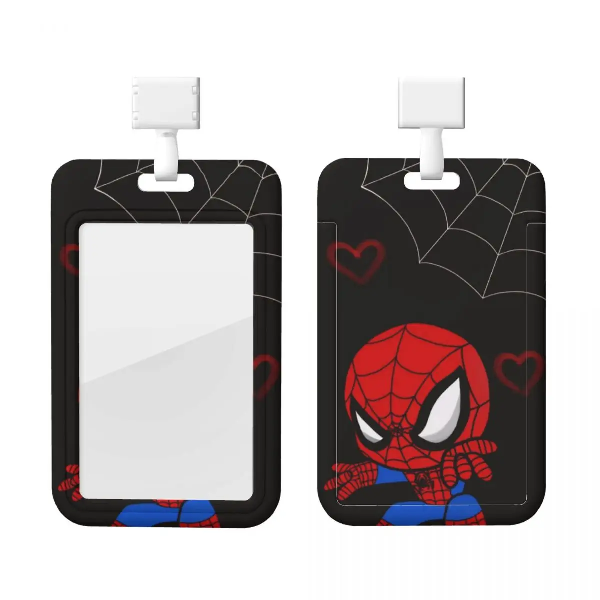 

Custom Spider Man Card Badge Holder Card Holder Men Women Superhero Neck Strap ID Credential Holder For Nurse