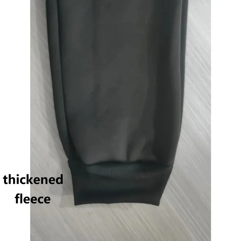 جديد أزياء الرجال تشغيل Sweatpants المطبوعة الشتاء سميكة الصوف اليومية الركض قيعان الرياضة في الهواء الطلق عارضة كل مباراة السراويل