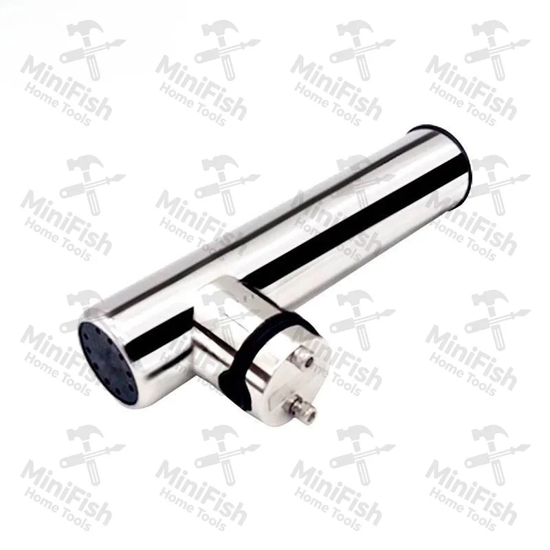 Suporte para Vara de Pesca Redonda 43-51mm, Suporte para Vara de Barco em Aço Inoxidável 316, Suporte Ajustável para Vara 18-26mm, 28-32mm