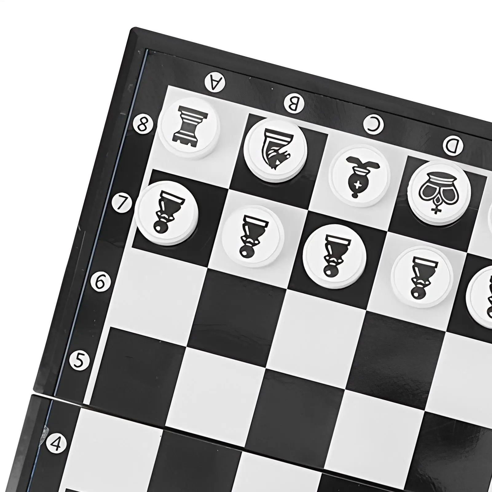 

Magnetic Chess Set Folding Game Chessboard Chess Board Game for Kids Adults Beginner Professional Play Travel Home Table Outdoor