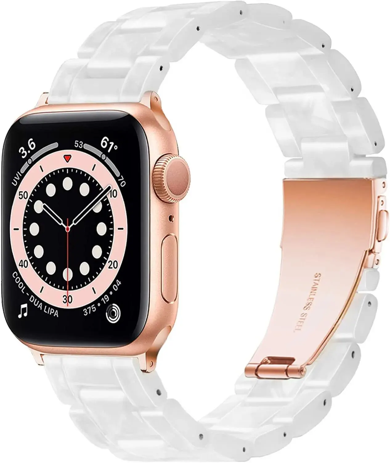 Harz armband für Apple Uhren armband 44mm 40mm 45mm 49mm 38mm 42mm 41mm Mode Armband für iwatch Serie 8 7 6 5 4 3 2 1 ultra