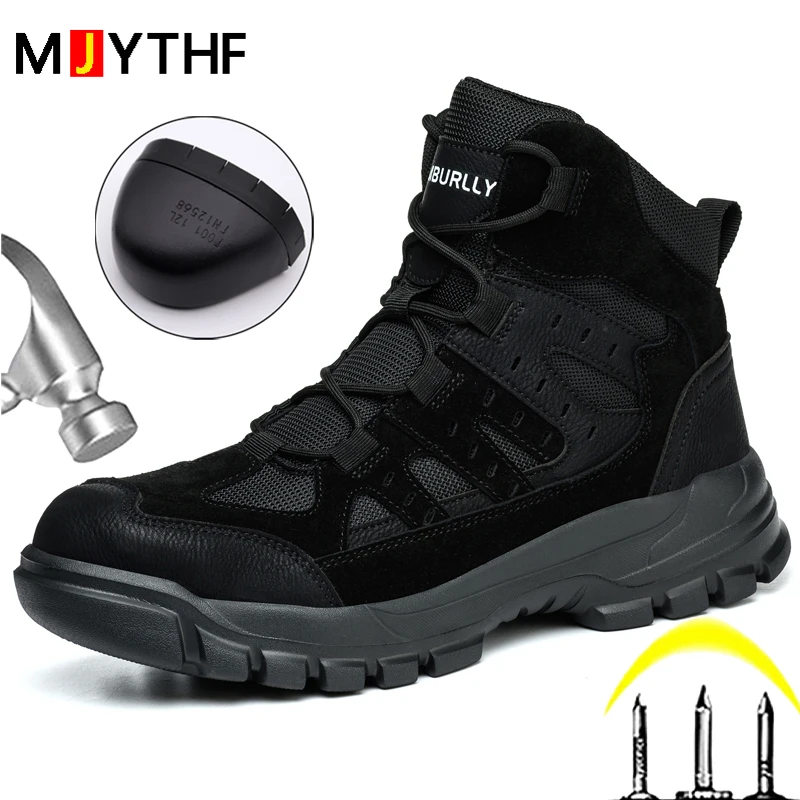 

Male anti smashing anti piercing Work Safety Shoes Steel Toe Cap Work Sneakers Protection Shoes Lightweight Indestructible shoes
