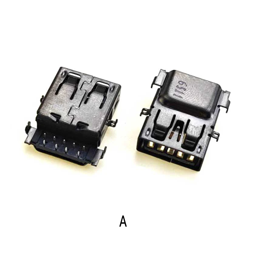 2 Stück USB 3.0 USB-3.0-AF AM Typ Port Stecker Buchse Lötanschlüsse PCB-Buchse für USB-Schnittstellenanschluss 90/180 Grad – Detail 3