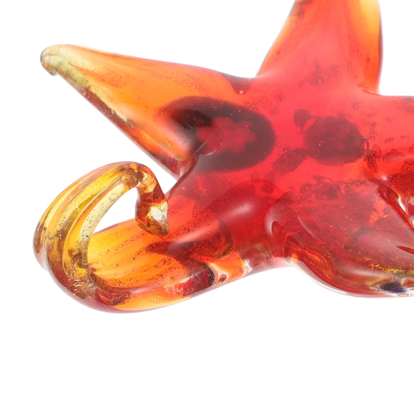 3Pcs Glass Sea Star Pendant Painted Ocean Design Lightweight Charming Jewelry for Beach Ocean Themed Events Women Present