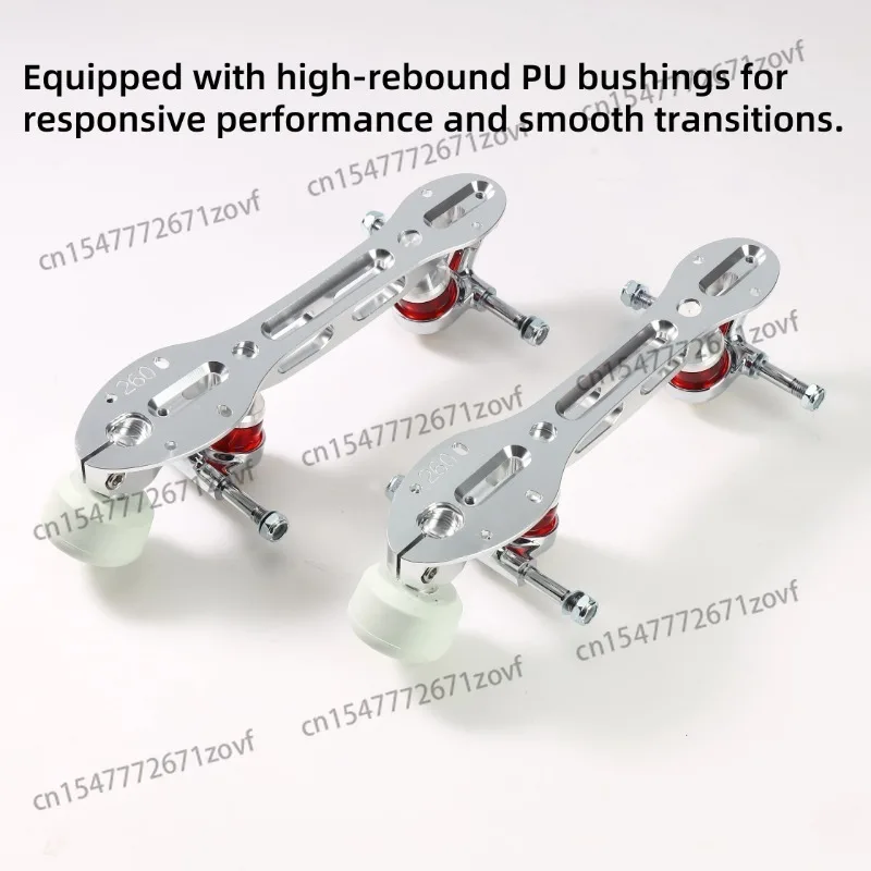High quality numerical control Aluminum plate four-wheel skates Speed Derby Chsis Super Figure Skating Rack