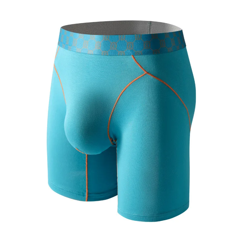 Boxers Man Bamboo Fiber Men's Panties Homme Ropa U Pouch Long Boxer Shorts Breathable and Soft Underwear Cueca Plus Size M-XXL