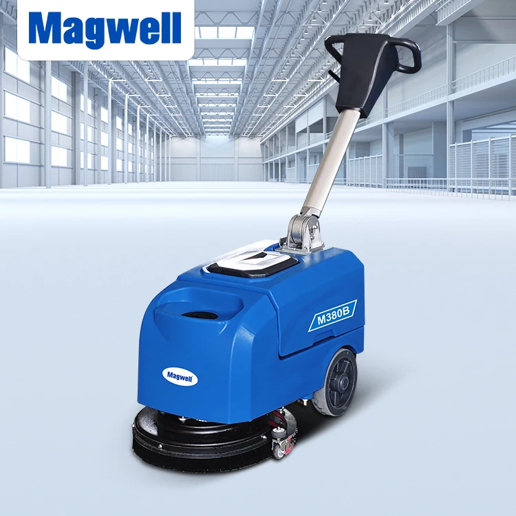 M380B Industrial Floor Dry Vacuum 14 Inch Single Brush Cleaner Floor Scrubber Machine