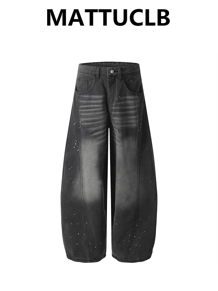 

Winter Women's Black Denim Pants Y2K Wide Fit Baggy Jeans Harajuku Cowboy Pants Boyfriend High Quality Japanese Grunge Men Jeans