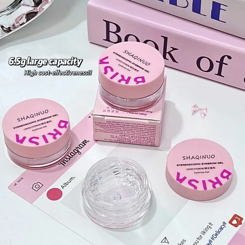 3D Eyebrow Shaping SOAP Eyebrow GEL เนื้อเจลสร้างคิ้วธรรมชาติจัดแต่งทรงผมกันน้ําโปร่งใส Quick DRY Eyebrow GEL
