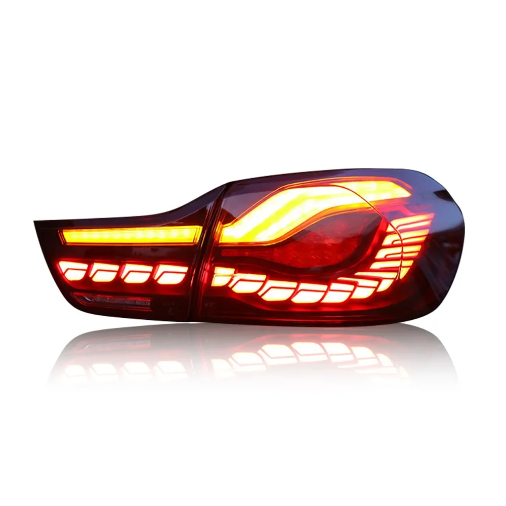 Modified taillight for BMW 4 Series Assembly F32 F82 F83 F36 M4 GTS Dragon scale LED