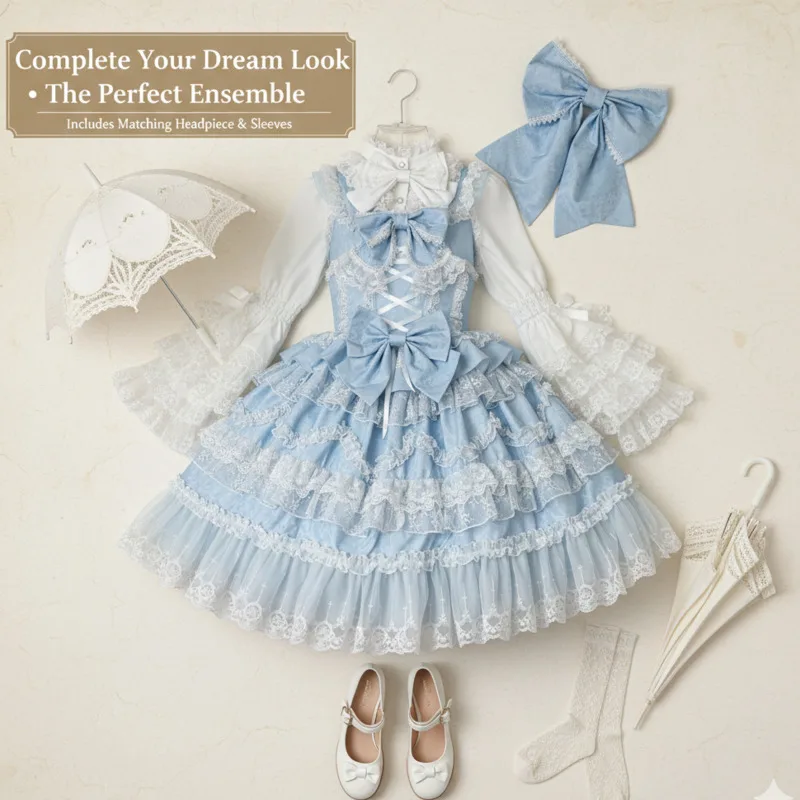 

Kawaii Bow Dresses Sweet Lolita Pink T-Shirt Lace Doll Collar Chiffon Top Loose Casual Shirt For Women Cute Daily Wear Gift New