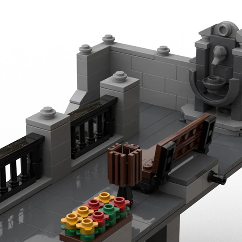 Ensemble complet de promenade parisienne modulaire, 3725 pièces, MOC, Style français, éducation de rue, blocs de construction, jouets d'anniversaire, cadeau