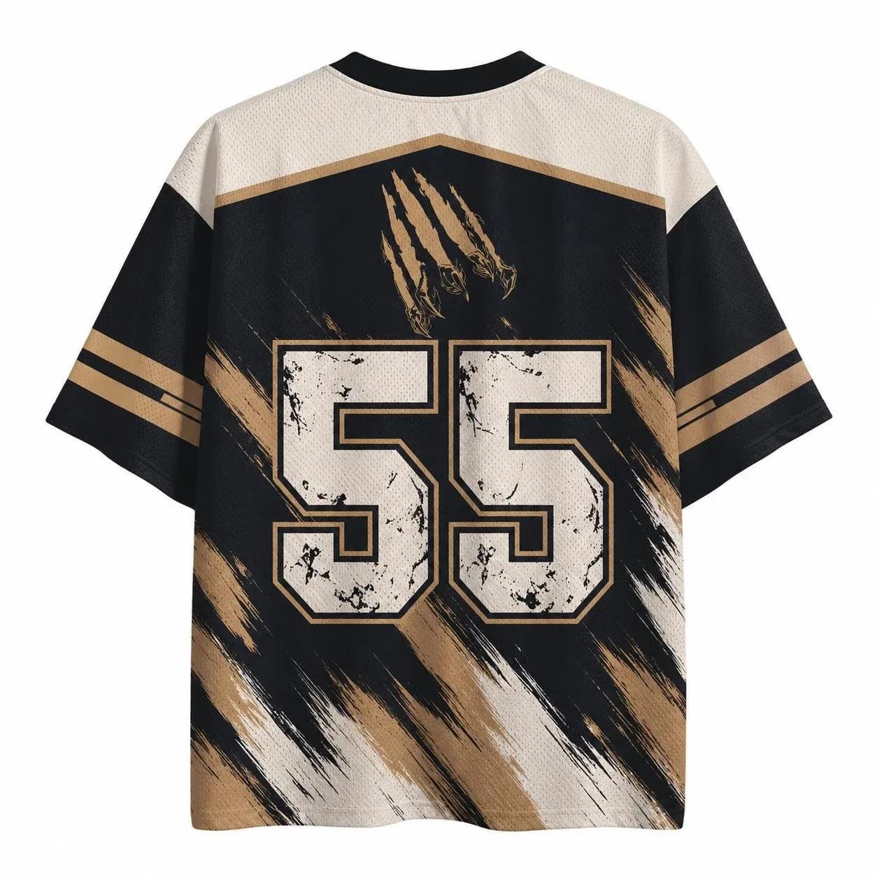 Modisches Neues Design Japanischer Legendärer Krieger-Tiger 3D-Druck Herren- und Damen-V-Neck-Sport-Shirt, Locker Geschnittenes T-Shirt, Street Y2K Familienkleidung – Detail 5