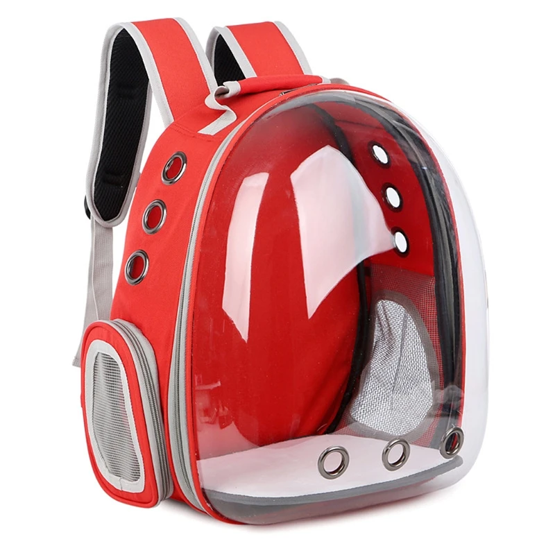 Breathable Transparent Capsule Pet Cat Puppy Travel Space Backpack Carrier Bag