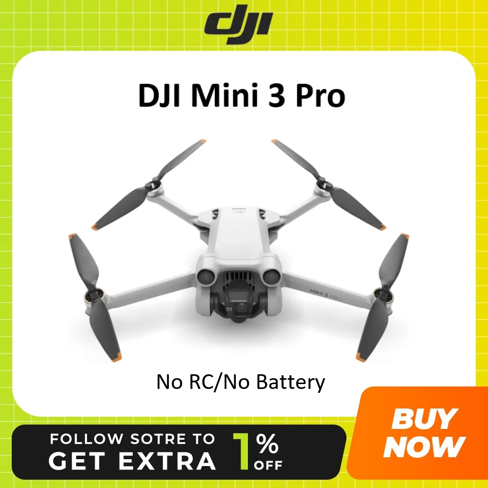 DJI Mini 3 Pro Only drone No RC No Battery Only Body Replacement parts for Drone DJI Original In Stock