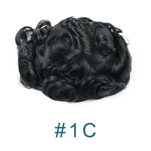 Onzichtbare Natuurlijke Comfortabele Herenpruiken Natuurlijke Haarlijn Ademend Q6 Zwitserse Kant & PU Basis Heren Toupet 100% Menselijk Haar Prothese