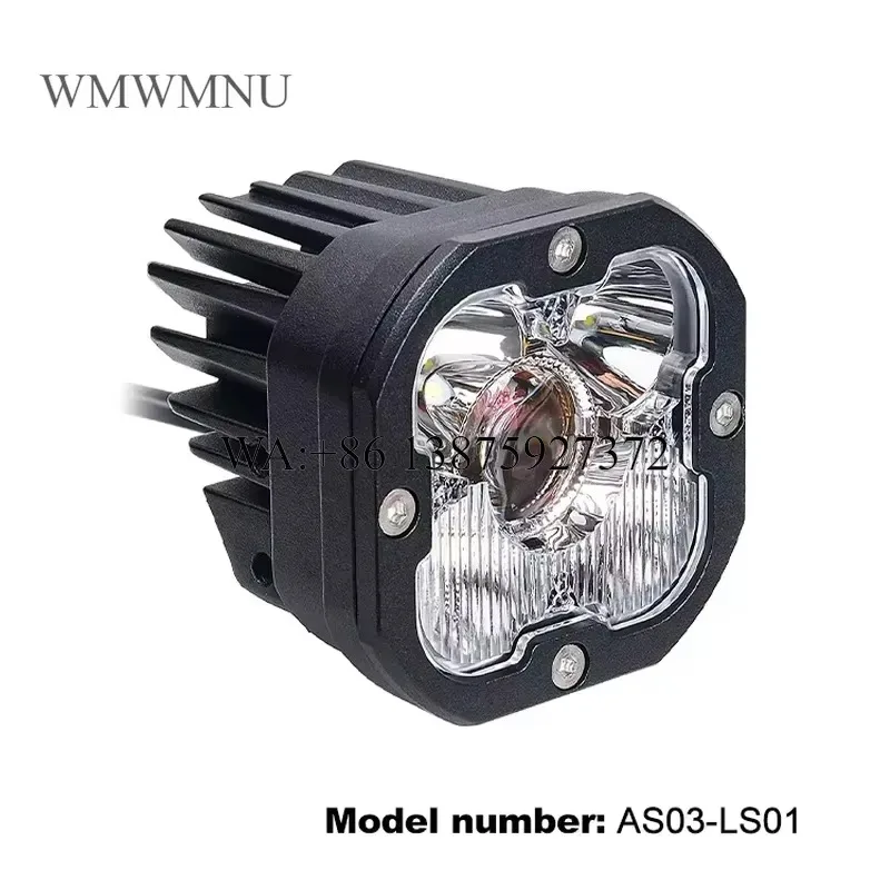 Wmwmnu 3 Inch LED Offroad Engine Hood Ultra Bright Yellow White Spotlight with Light for Pickup Car Off Road 4X4