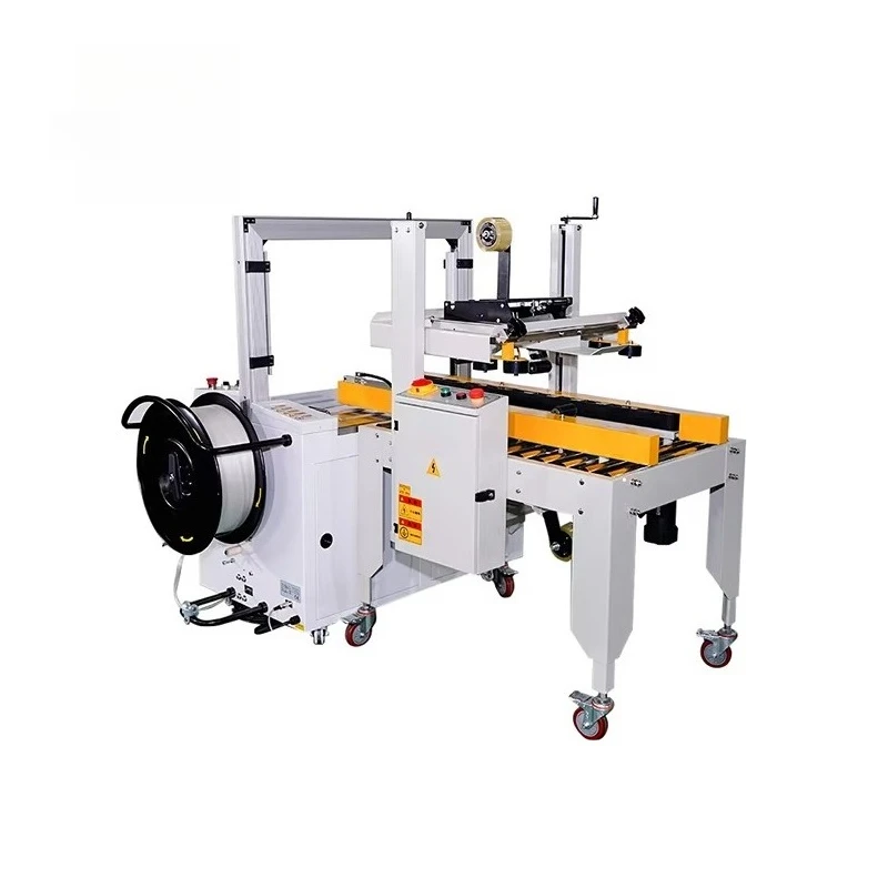 Sustainable Auto Carton Sealer Smart Box Sealing Strapping Machine Packaging Line Custom