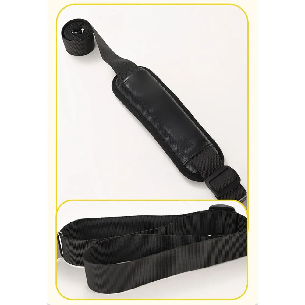 Performance-Oriented Strap for Fishing Boxes Featuring Extended Padding Adjustable Length and Snap-On Security