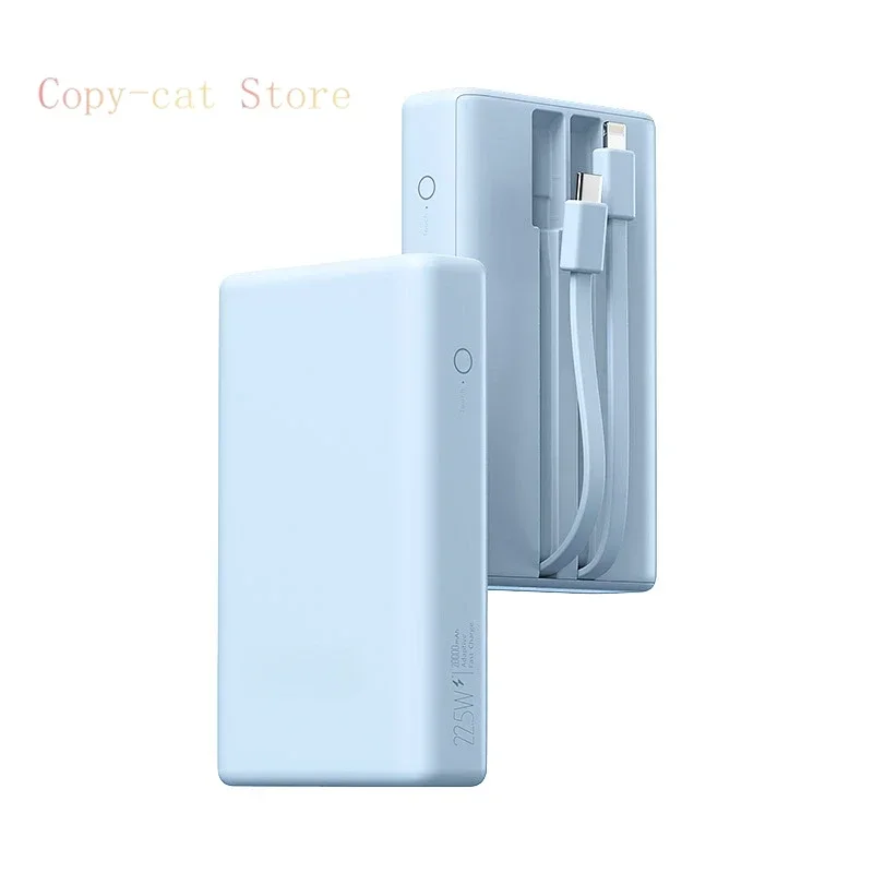 20000mAh power bank is suitable for Huawei 22.5W self-contained cable Apple fast charging portable mobile power supply