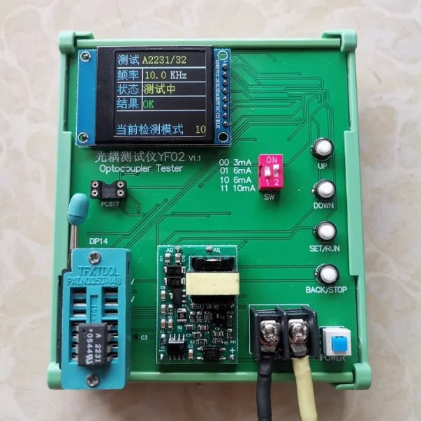 A4506/6N137/V601/A314J/2530, Etc., Optocoupler Tester IC Tester Test Board