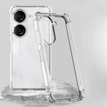 מגן סיליקון שקוף עמיד בזעזועים עבור Asus Zenfone 10