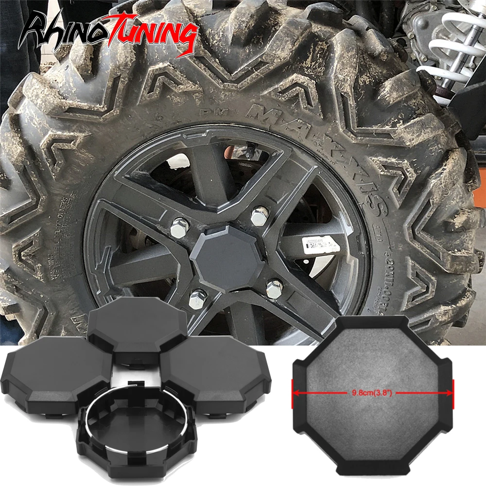 1pc/4pcs Wheel Tire Center Hub Cap Cover 98mm For Polaris RZR 1000 UTV Rim  RZR 900 S 1000 XP Turbo 1000 XP Turbo 2014-2017