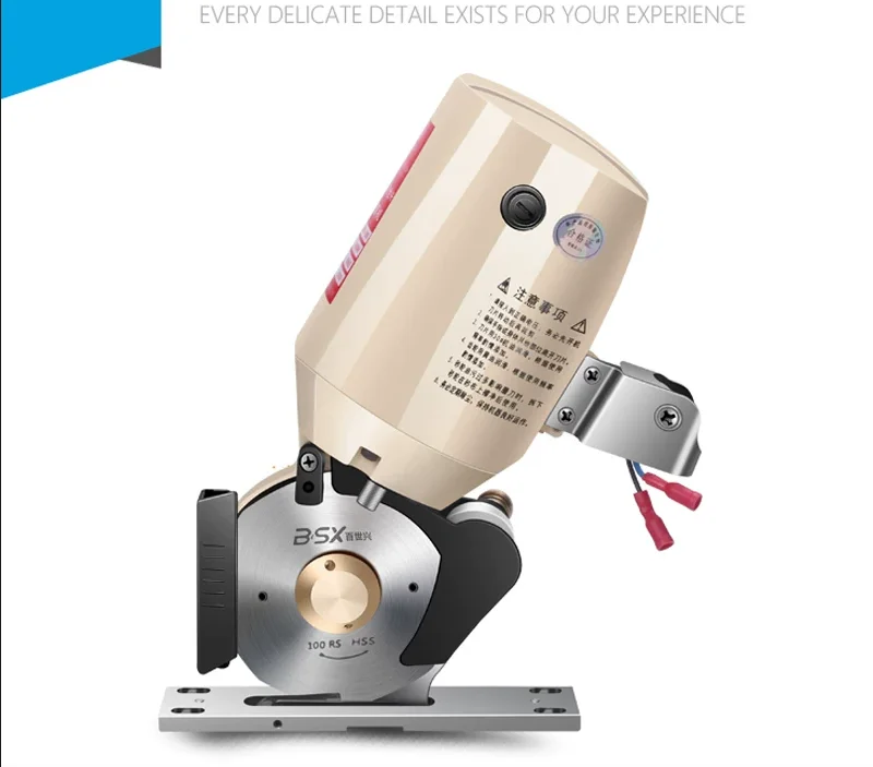 Linear Cutting Electric Circular Knife Cutting Machine Electric Scissors Leather Thick and Thin Material Linear Cutting Machine