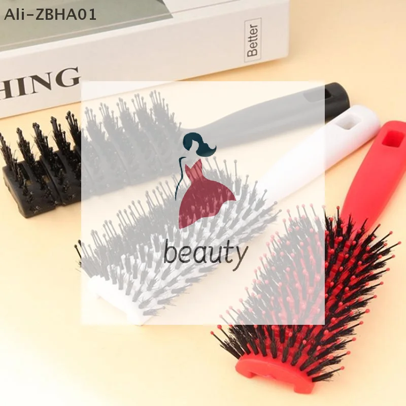 

Curly Hair Detangling Vent Brush Pro Salon Quality AntiStatic Styling Comb for Hairdressers and Home