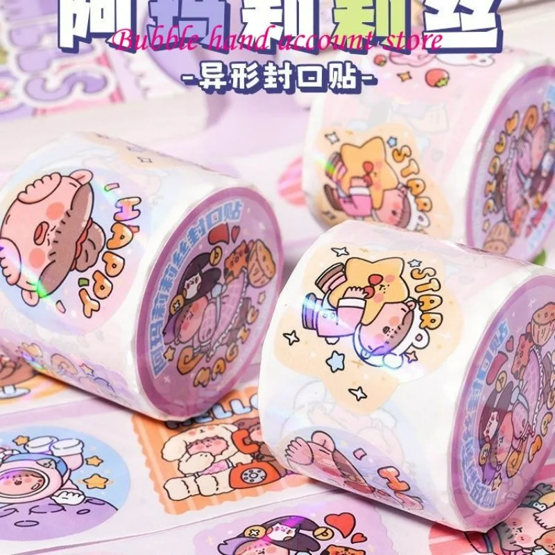 Amar Lilith Alien Grootboek Tape Sticker Zegel Sticker Creatieve Schattige Ronde Cartoon Decoratieve Sticker