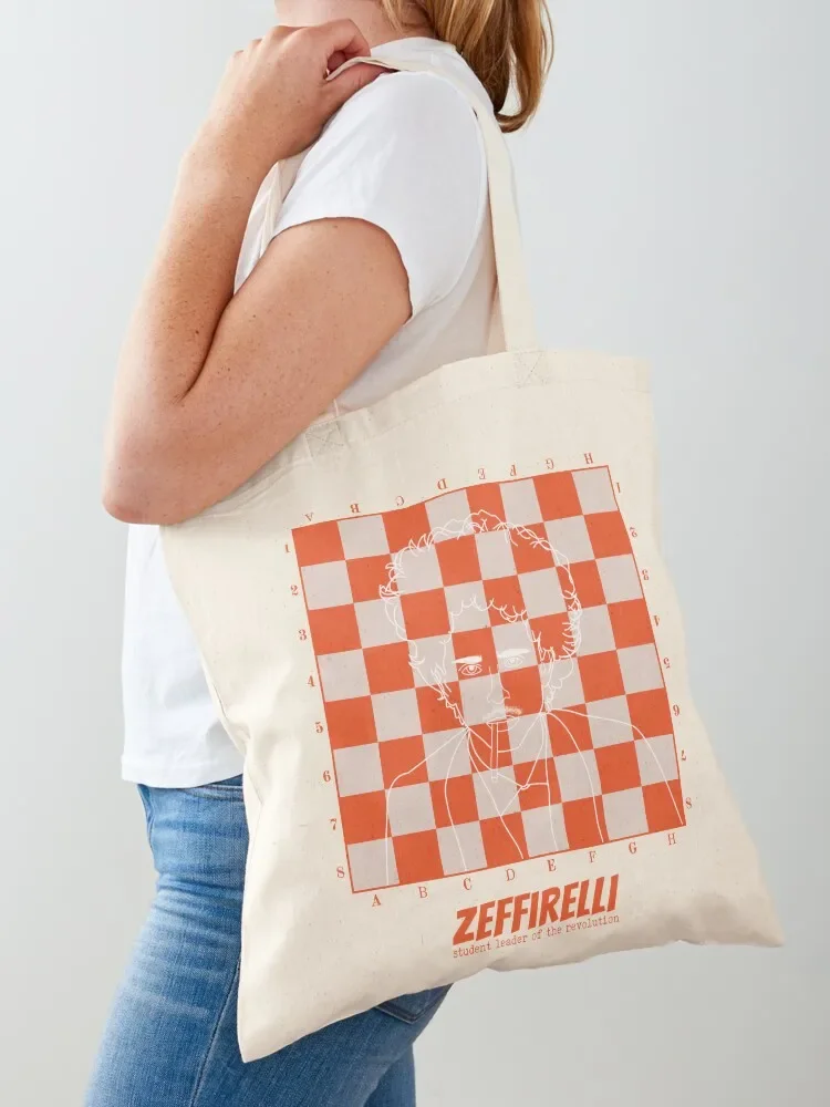 Zeffirelli The French Dispatch Timothée Chalamet Chessboard Illustration Tote Bag women bag free delivery bags Tote Bag