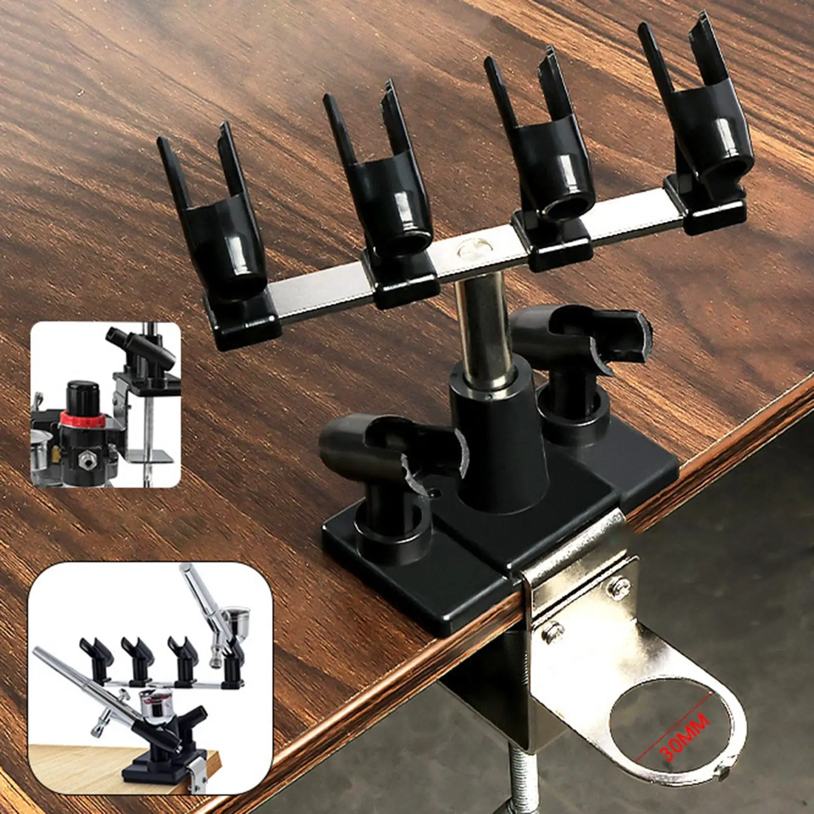 

Clamp on Airbrush Holder Air Brush Station Airbrush Accessories Supplies
