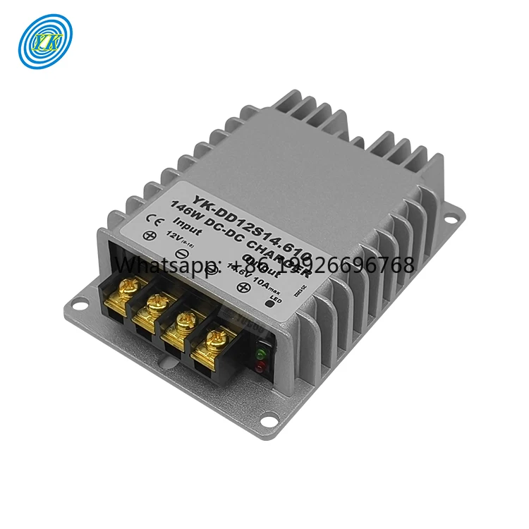 DC DC Charger 12VDC to 14.6VDC 10A 146W Step up Dc boost Converter for LifePo4 Battery