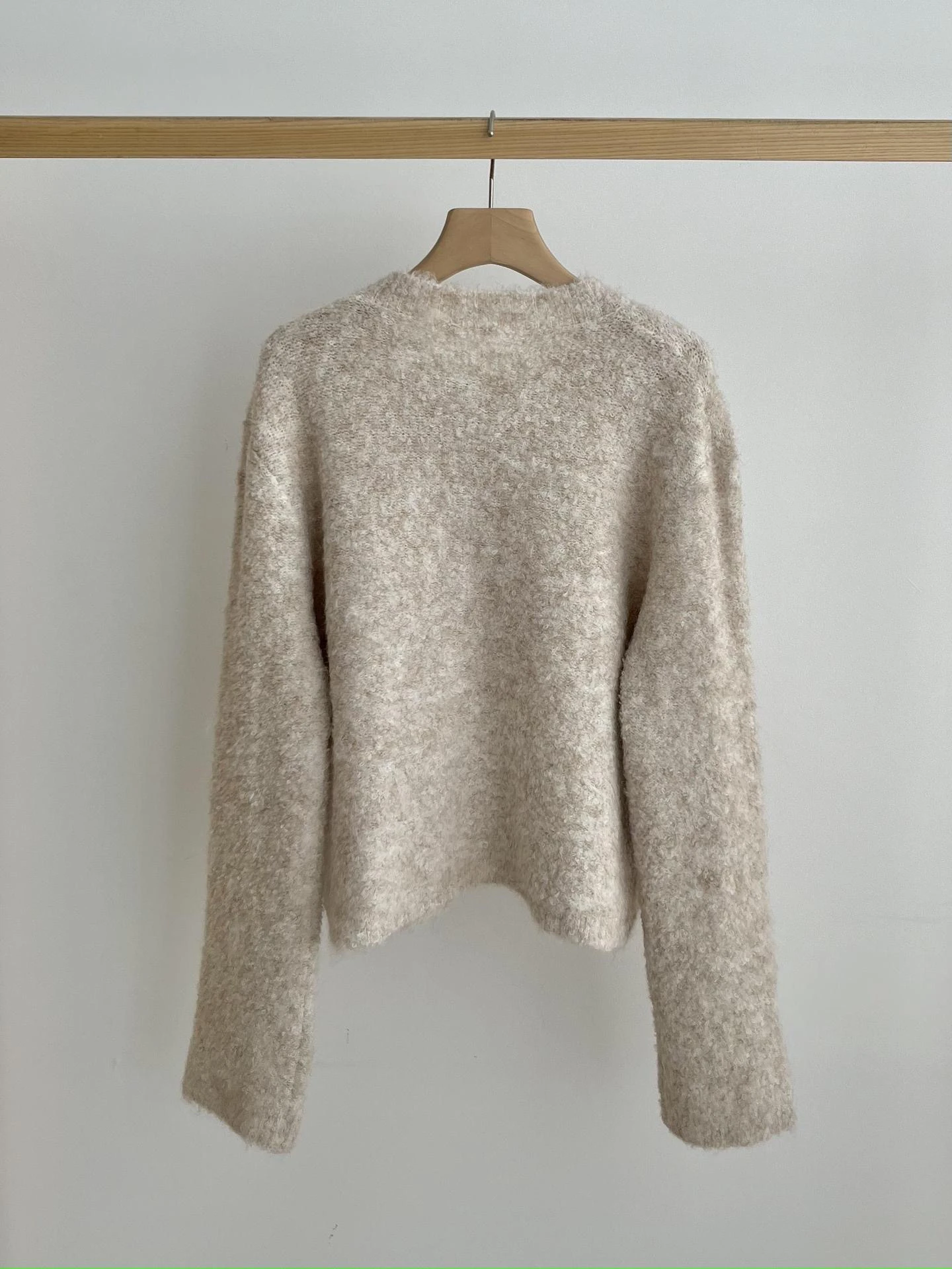 Fre المطرزة الأزهار الجولة Ne محبوك سترة مفتوحة Dongda بوابة أوائل الربيع جديد وصول المرأة فضفاضة تناسب طويلة Sve #3