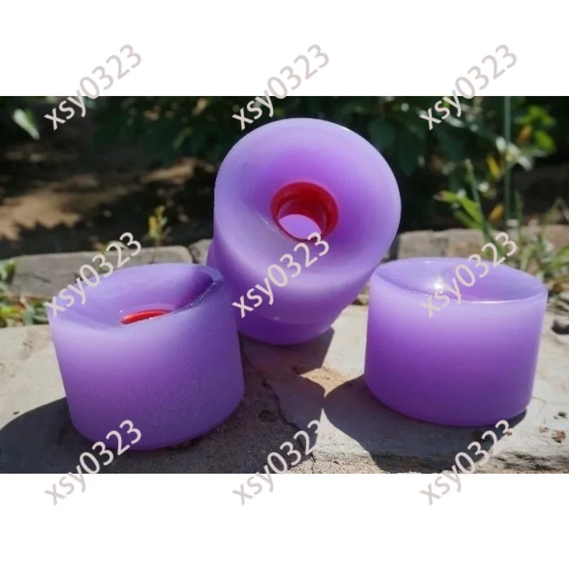 70 * 51Mm elk longboard wheel road battery life wheel 78A transparent purple