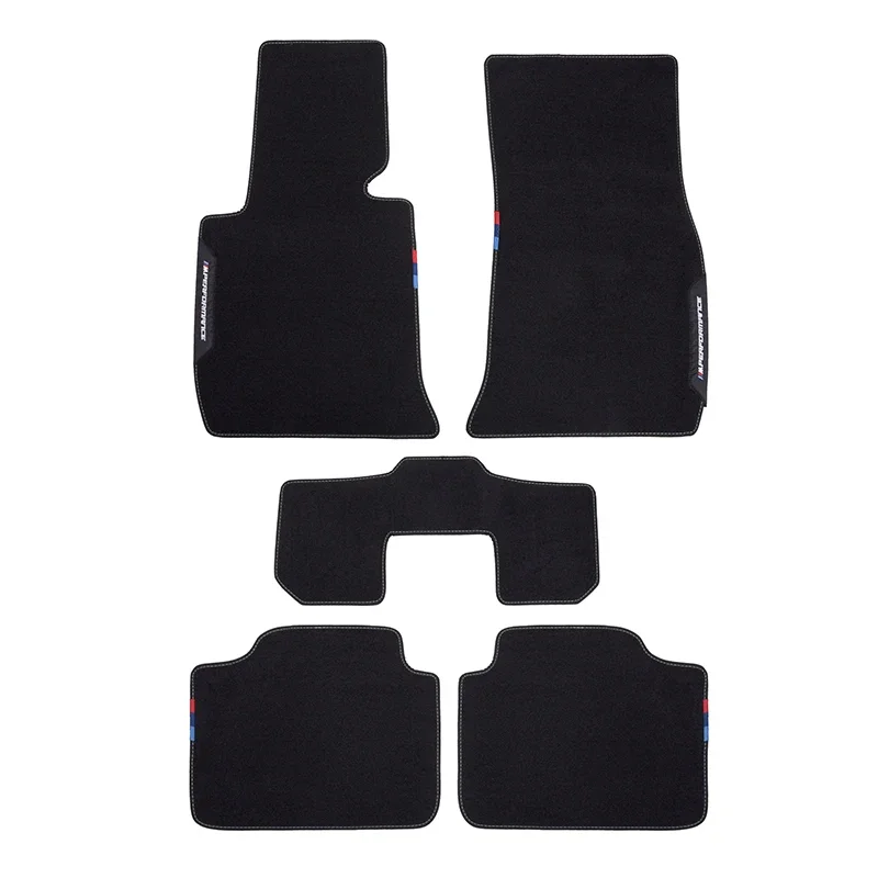 Hoge kwaliteit, passende pasvorm BMW12345678 e39 e36 e30 serie X1X2X3X4X5X6X7 G20G22G30G80G82 M Performance stijl fluwelen voetmatten