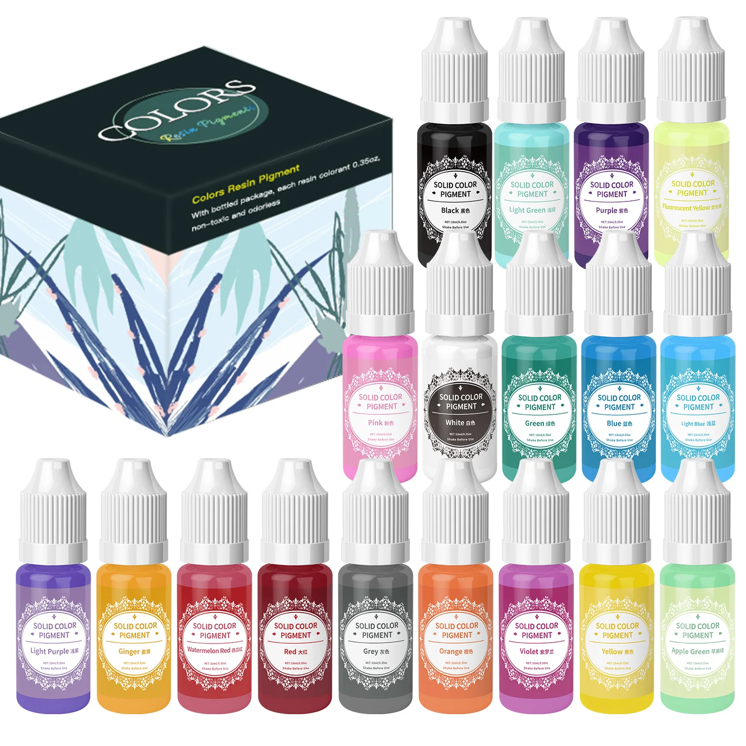 

Набор пигментов для эпоксидной смолы, жидкий краситель, УФ-краситель для смолы, прозрачный краситель для УФ-краски из смолы, сделай сам, художественное изготовление ювелирных изделий из смолы