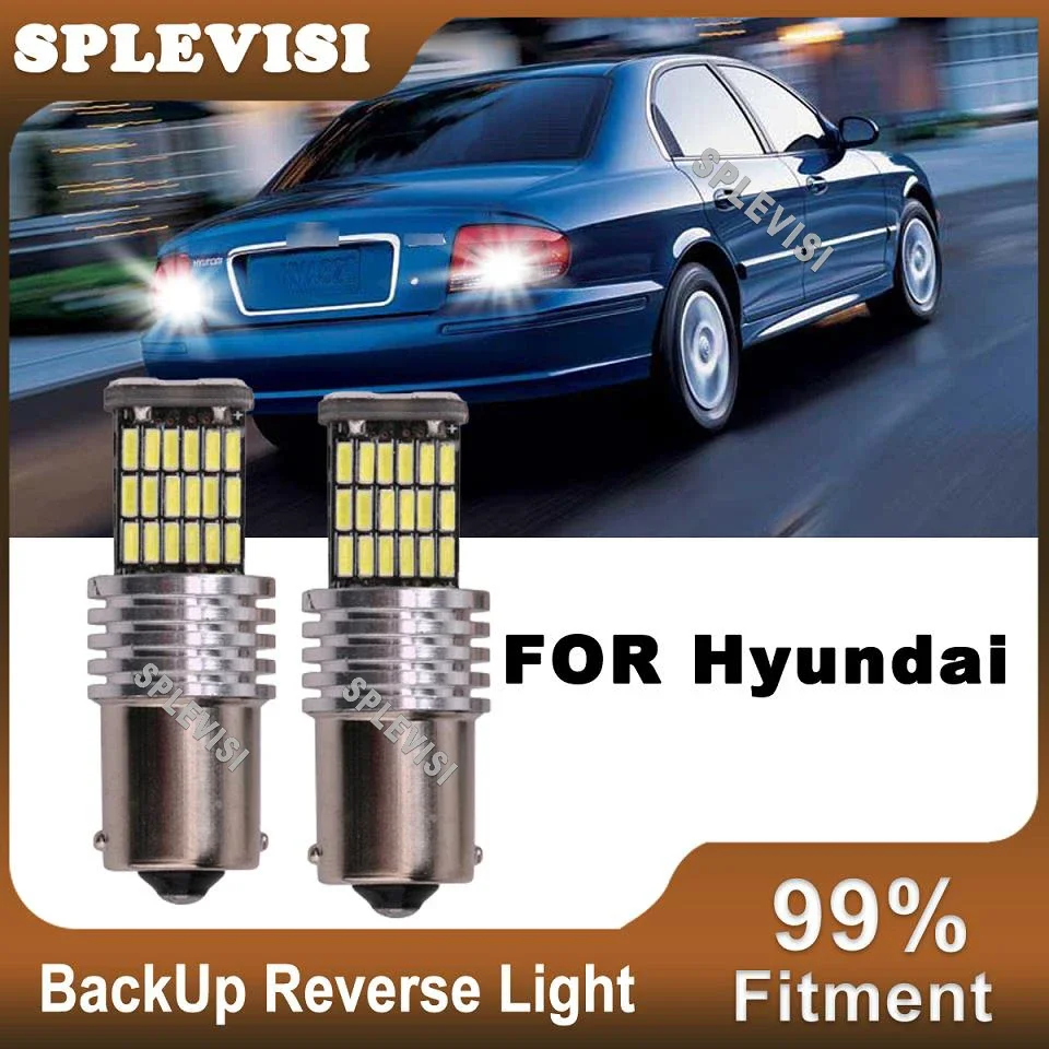 

Reverse Light Accessories 2x LED P21W BA15S 1156 Backup Lamp For Hyundai Kona Santa Fe Tiburon Sonata Elantra Accent