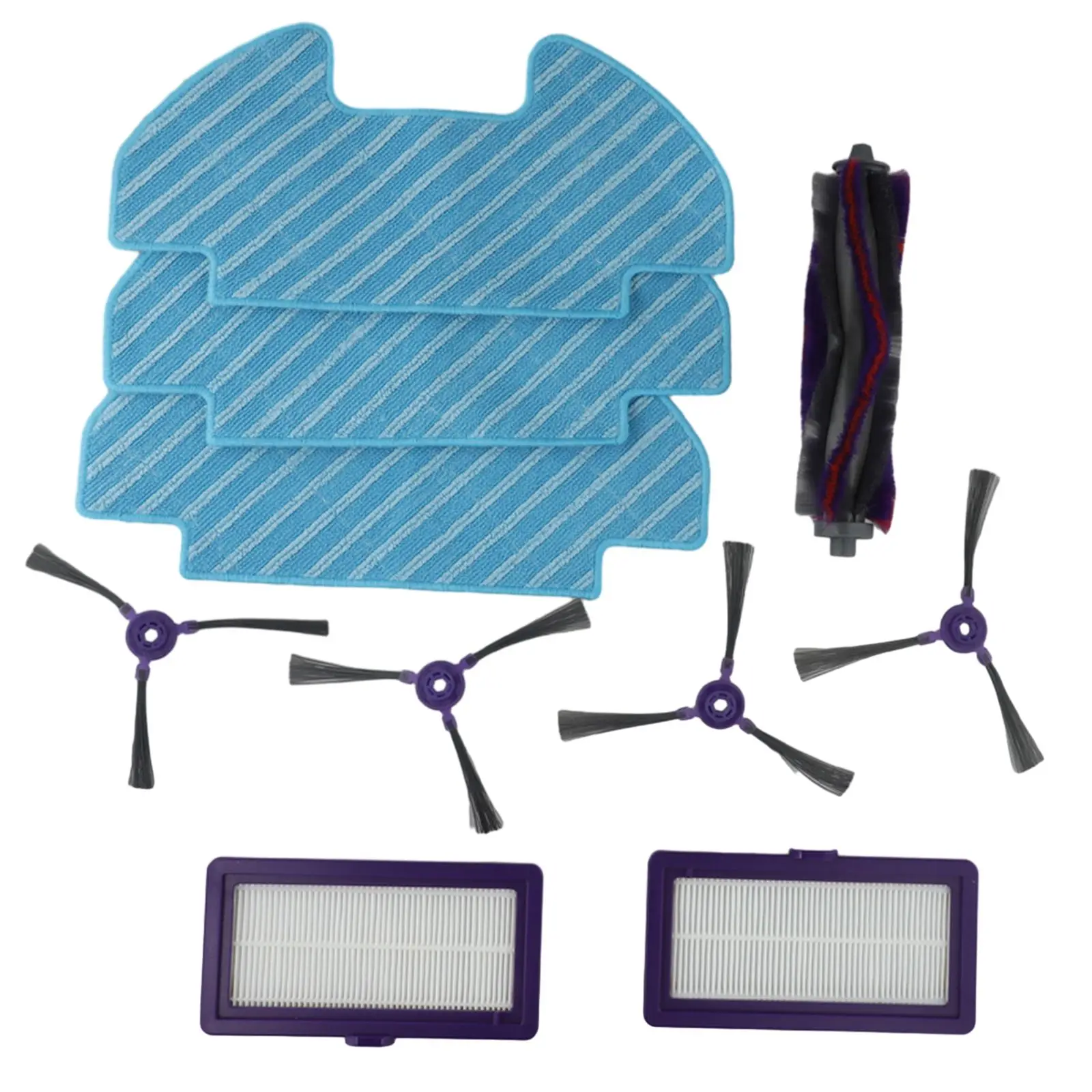 Maintain Clean and Fresh Floors with Main Brush Filters Side Brush Mop Cloth Kit for Samsung Powerbot E VR05R5050WK