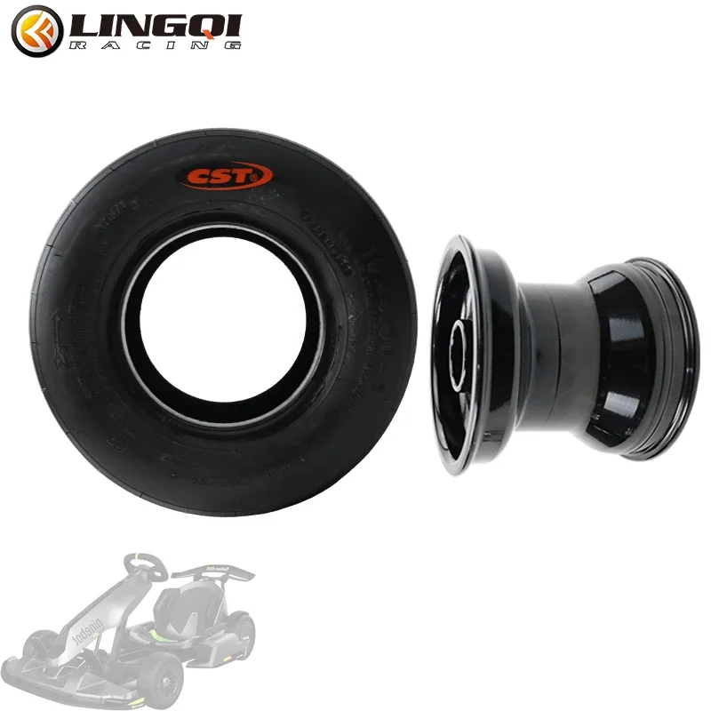 

LYNNCHI Мотоцикл 10x4,5-5 Kart Передние и задние шины 125 мм Алюминиевый обод Ступица колеса для картинга ATV Drift Автомобильные шины Запчасти для колес